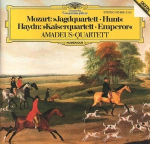 Haydn - Jagdquartett • Hunt / Mozart - Kaiserquartett • Emperor (CD 1984) - Picture 1 of 2