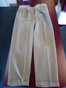 Vintage 90s Claiborne Dress Pants With Cuff Men's Size 34 x 32 Polyester - Picture 1 of 5
