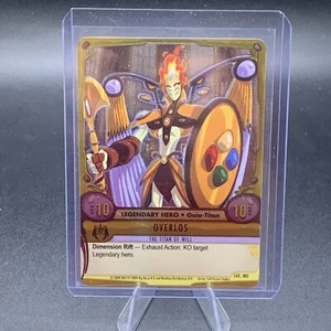 Upper Deck Huntik Legendary Saga 2009 ultra raro Overlos Titan Of Will - Imagen 1 de 2