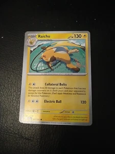 Pokémon Temporal Forces TGC Raichu - Picture 1 of 1