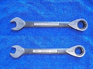 Vintage Craftsman 11/16" Kombination Schraubenschlüssel 20613 D-AA Spezialeinsätze 12pt Made USA - Bild 1 von 1