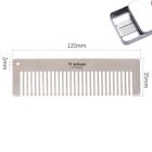For Camping Travel Titanium Comb Pocket Comb Round And Polished Teeth Compact