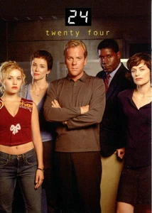 TWENTY FOUR 24 TELEVISION SHOW SEASONS 1 & 2 2003 COMIC IMAGES PROMO CARD P3 - Bild 1 von 1