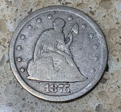 1875 S Twenty Cent Piece Fine - Image 1 of 4