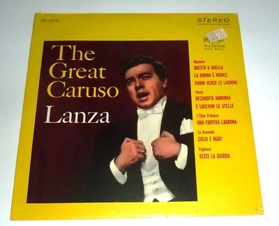 "STILL SEALED" VINYL LP by MARIO LANZA "THE GREAT CARUSO" (REISSUE) RCA VICTOR - Image 1 of 2