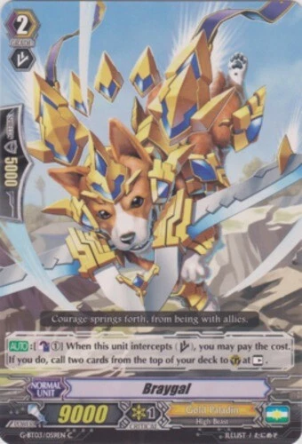 4 x Braygal - G-BT03/059EN - C Near Mint / Mint, English - Image 1 of 1