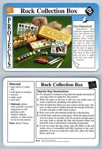 Rock Collection Box #B.14 - Projects - Treasures Of The Earth Grolier Card - Picture 1 of 1