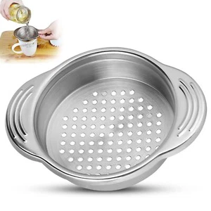 Tuna Can Strainer Stainless Steel Canned Food Colander Oil Press Fits Most Fo... - Picture 1 of 7