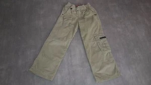 Pantaloni IN Tela Spessi Verde Cachi CATIMINI 8 Anni Ideale Molla Estate Fresh - Picture 1 of 2