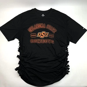 NCCA Oklahoma State Cowboys Colosseum Customized Braided Black T-Shirt 2XL OSU - Picture 1 of 9