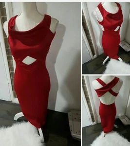 Asos Damen-Partykleid mit offenem Rücken Overknee UK 8  - Bild 1 von 4