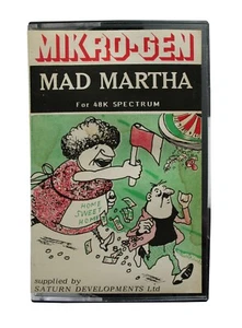 zx spectrum spiel speccy game zx spectrum MAD MARTHA Spiel 1. Auflage - Bild 1 von 11
