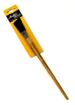 Master's Touch Fine Art Studio Paint Brush Angular Shader Sz 1 Firm Synthetic - Image 1 of 4
