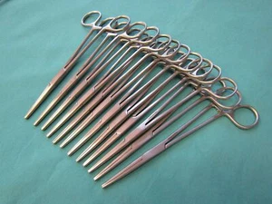 Pinzas hemostáticas Zikimed Crile acero inoxidable recto 6 1/2" (paquete de 12) - Imagen 1 de 1