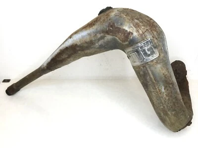 85 Yamaha YZ490 YZ 490 DG Exhaust Header Pipe Muffler Manifold - Image 1 of 4