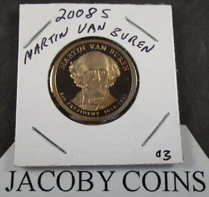 2008 S Martin Van Buren Presidential Proof Dollar - leichte Tönung (03) - Bild 1 von 4