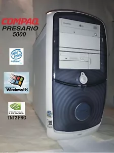 COMPAQ PRESARIO 5000 5300LO - CELERON 1.1 GHZ - TNT2 PRO - WIN 98 - TESTATO - Foto 1 di 17