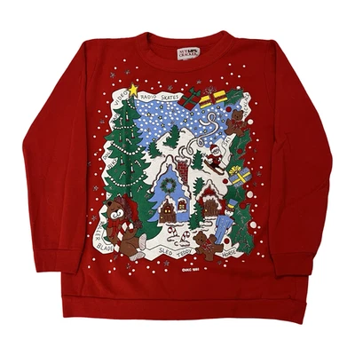 Vintage Nutcracker Sweatshirt Youth Large Christmas Holiday Graphic 90s 1992 - Image 1 of 4