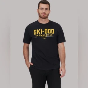 NUEVA CAMISETA SKI-DOO VINTAGE HOMBRE NEGRO AMARILLO 2X - Imagen 1 de 3