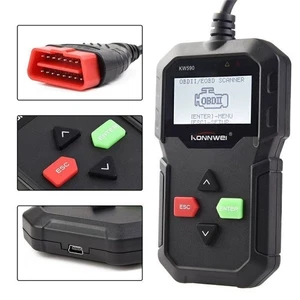 Konnwei KW590 OBDII can tool automobile fault diagnosis instrument detector scan - Picture 1 of 8