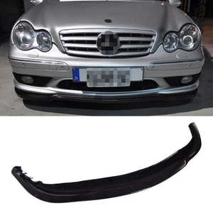 Carbon Fiber Front Bumper Lip Spoiler For Mercedes-Benz W203 C200 C220 C250 - Foto 1 di 1