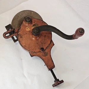 antique hand crank bench grinder. Best Way To Not Burn Your Tool Edges.... - Picture 1 of 6