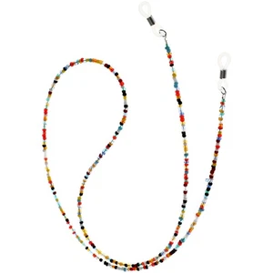 2 piezas Cadenas para gafas Cuentas de colores Gafas de sol Retenedor Collar Correa Gafas - Imagen 1 de 11