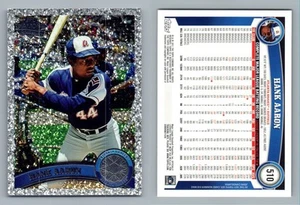 2011 TOPPS SP LEGENDS PLATINUM DIAMOND 510 HANK AARON BRAVES - Picture 1 of 1