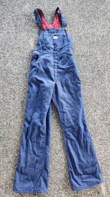 Mono De Colección Oshkosh Josh 28 X30 Hecho en Unión EE. UU. Denim Oscuro Acolchado Aislado Foto 1 de 4