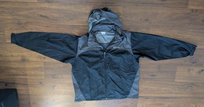 Columbia Full Zip Packable Hoodie Jacket Black Mens XXL (28" pit-pit 37" sleeve) - Image 1 of 4
