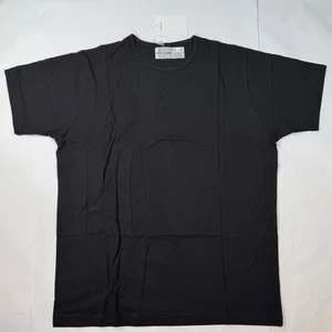 Camiseta deportiva fina Comme Des Garcons Ssense para hombre negra lisa de algodón XL - Imagen 1 de 6