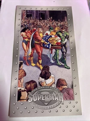 Funeral for a Friend - 1994 Skybox 超人钢铁侠白金系列 #70 — 第 1/4 张图片