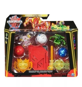 Bakugan Battle Confezione da 5 Action Figure Spinning, Special Attack Bruiser, Dragonoid - Foto 1 di 4
