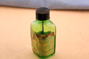 M, ARX GRÜNE FLASCHE LOKOMOTIVE RAUCHFLÜSSIGKEIT 3 1/4 ZOLL 2/3 VOLL. - Bild 1 von 5