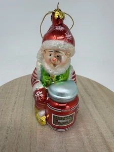 Yankee Candle Snowflake Elf Blown Glass Holiday Ornament - Picture 1 of 7