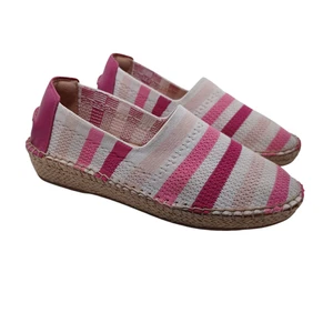 Cole Haan Espadrille Damen US 7 B Stitchlite rosa Streifen Strick Keilabsatz Ballerinas - Bild 1 von 15