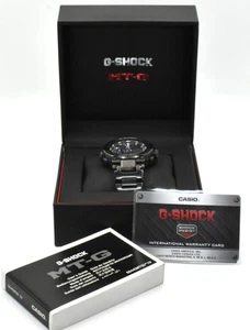 G-Shock MTG-B1000 5544 Casio Black Blue Dial Sapphire Crystal Solar Watch w Box - Picture 1 of 10