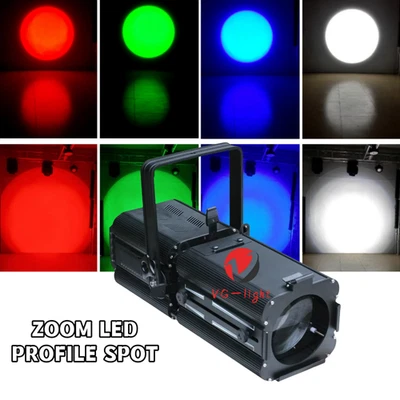 200w Led Ellipsoidal Leko Gobo Projector RGBW 4IN1 Zoom Spot Led Profile Light - Image 1 of 4