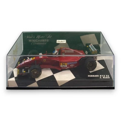 Modellino auto Minichamps Ferrari 412 T2 J. Alesi Formula 1 in vetrina - Immagine 1 di 3