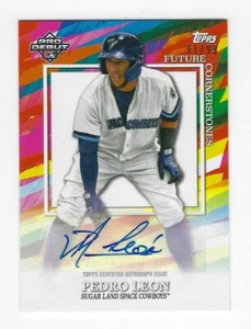 2022 Topps Pro Debüt #FC-PL Pedro Leon Future Cornerstones Auto #'d 91/99 - Bild 1 von 2