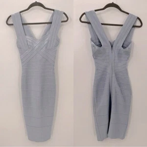 Herve Leger Pale Haze Bandage Bodycon Dress Size XXS - Picture 1 of 5