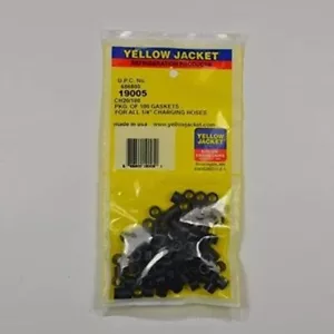 (100-Pack) Yellow Jacket 19005 Gaskets for All 1/4" Charging Hoses - SPECIAL!!!! - Picture 1 of 5