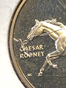 **SPITTING PONY** Delaware Mint Error Struck Through Wire 1999-S Proof Quarter - Picture 1 of 5