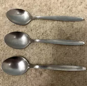 W&H  HOLLYWOOD Stainless Steel Tea Spoons 13.1cm THREE - Picture 1 of 4