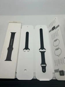 Bracelet sport Apple Watch 40 mm noir anthracite - MX8C2AM/A pour 2 3 4 5 6 7 8 - Photo 1 sur 2