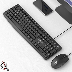 Super Quality PC Tastatur + Maus Set USB Kabel Deutsch Standard QWERTZ KM-520 - Bild 1 von 8
