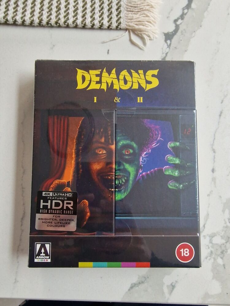 Demons 1 & 2 (Blu-ray, 2021, 2-Disc Set, Special Edition) with replacement disc