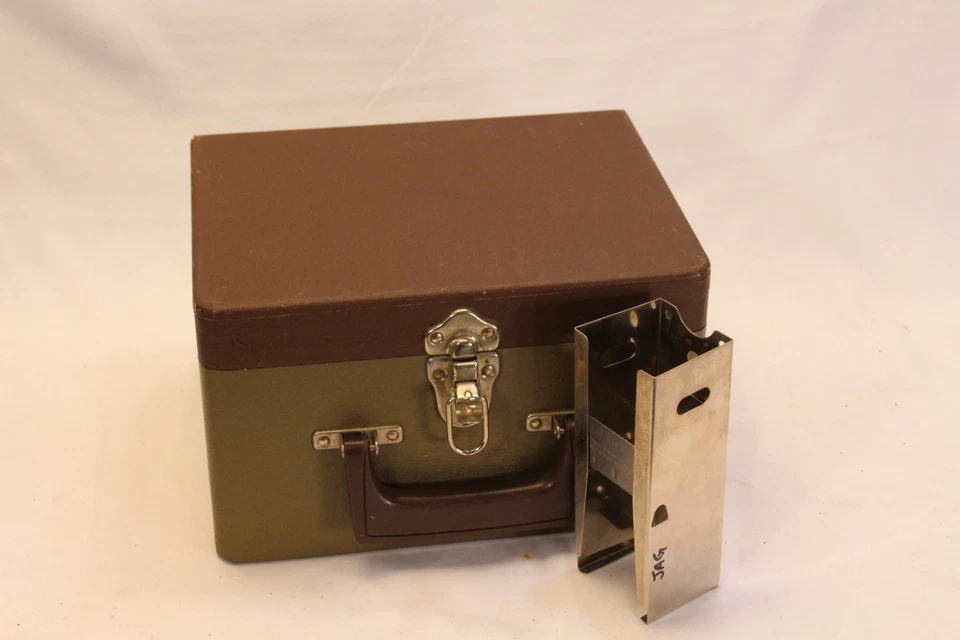 Caja de almacenamiento de archivos lista para proyector LaBelle 6" revistas retenedores de diapositivas juego de 12 Foto 1 de 4