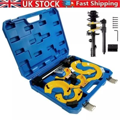 NEW 4500kg Macpherson Strut Coil Spring Compressor Dumper Extractor Yolk 3 Pcs - Image 1 of 4