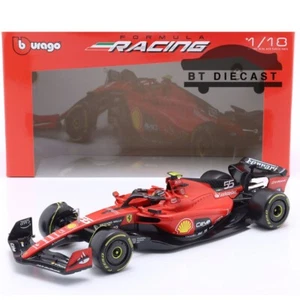 BBURAGO FORMULA F 1 FERRARI RACING SF-23 2023 1/18 CARLOS SAINZ #55 16812 CS - Picture 1 of 1